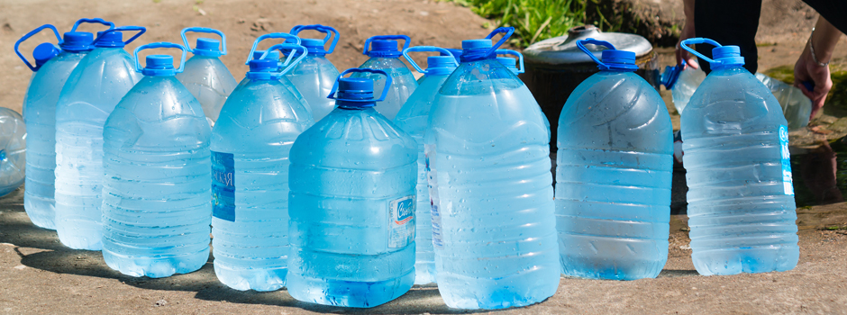 One gallon of water per person per day in the event of a disaster